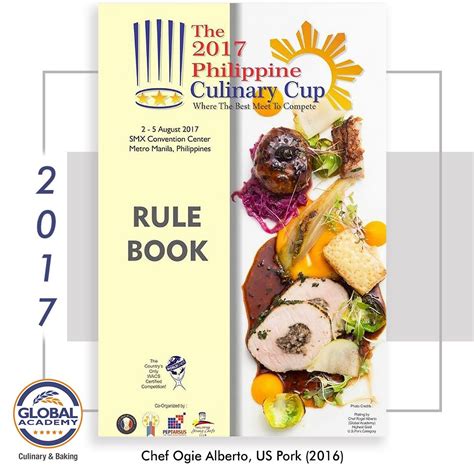 Famous chef professional baking & culinary academy. The PCC 2017 Rule Book Cover | Culinary skills, Culinary ...
