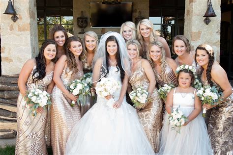 Lace, chiffon, tulle, boho, plus size, cute Bridesmaid Dresses: Metallic Bridesmaid Dress Styles from ...