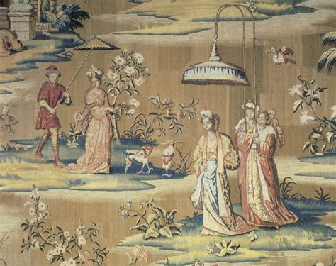Hand Painted Chinoiserie Wallpaper From The 18th Century At Belton