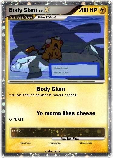 Pokémon Body Slam 1 1 Body Slam My Pokemon Card
