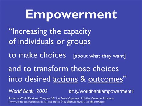 Its Time To Adopt A Good Working Definition Of Empowerment E