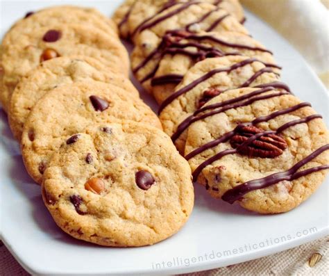 Chocolate Chip Turtle Cookies Recipe Intelligent Domestications