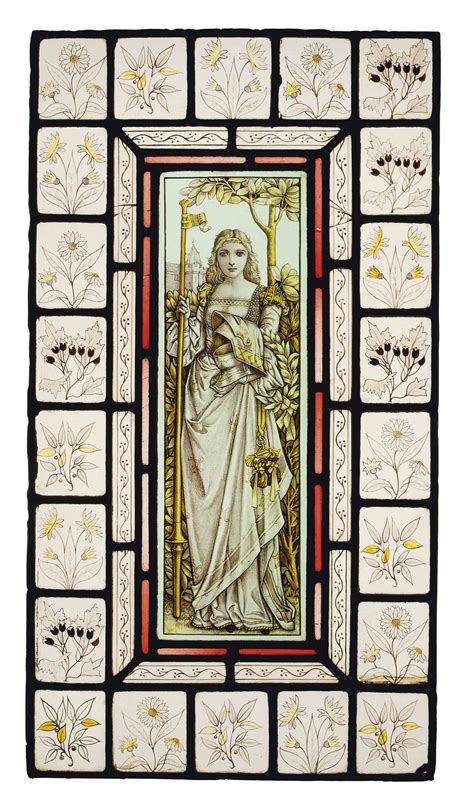 A Victorian Stained And Leaded Glass Panel Circa 1880 Christies