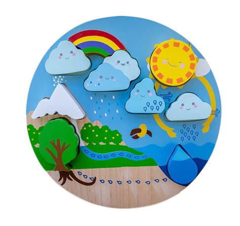 Water Cycle Puzzle Lizzie Potts Kids