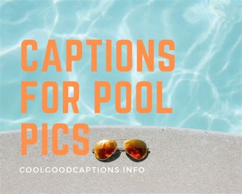 121 Swimming Pool Captions For Instagram Party Selfie Pics