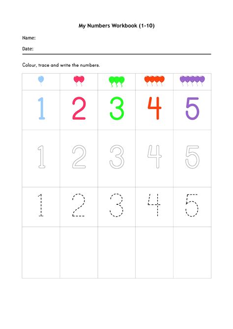 Type the first word and let your students choose the color or colors they want to use to finish their copy work. Reception Maths Worksheets Printable | Activity Shelter