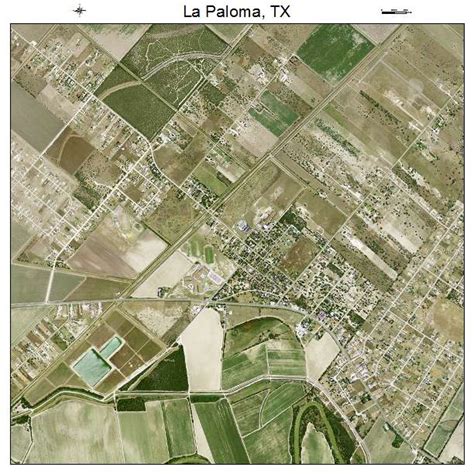 Aerial Photography Map Of La Paloma Tx Texas