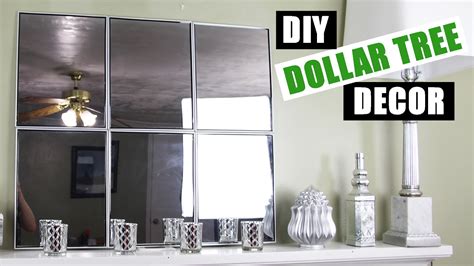 Diy glam mirror wall sconces home decor. DOLLAR TREE DIY Mirror Wall Art | Dollar Store DIY Mirror ...