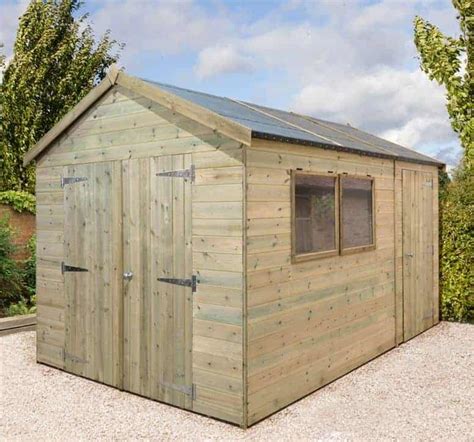 12 X 8 Shed Plus Champion Heavy Duty Combination Double Door Shed
