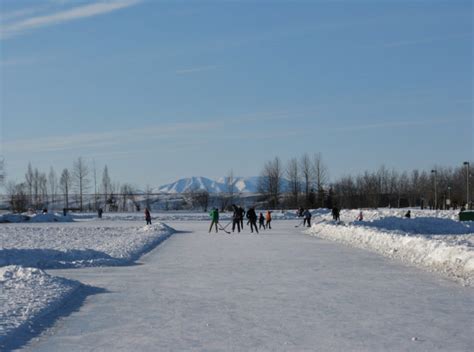 To set your mind at ease even more if you find your own frozen lake to skate on that isn't on the list, there are a couple safety precautions you should take This Ice Skating Lagoon In Alaska Will Complete Your Winter