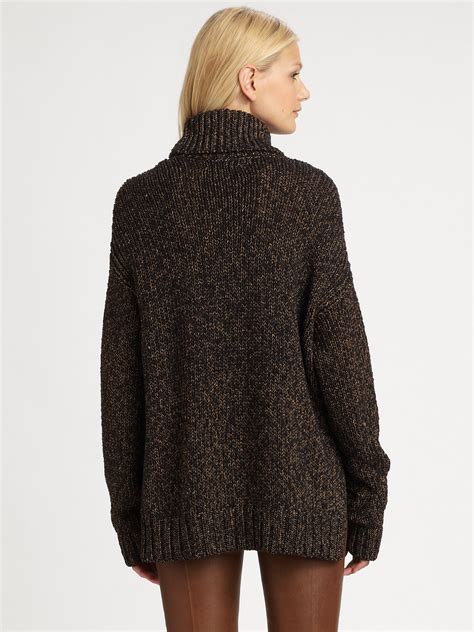 Lyst Alc Lukas Oversized Turtleneck Sweater In Black