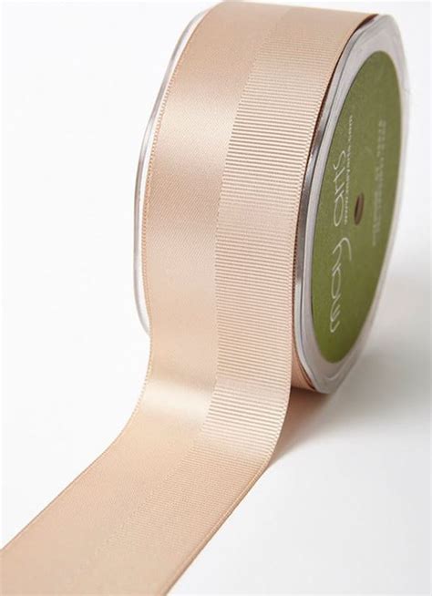 Double Band Satin Gross Grain T Wrap Tape Silk Ribbon Decor Craft 1