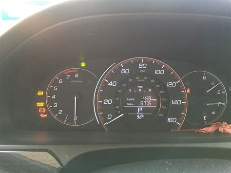 Starter System Light Honda Accord
