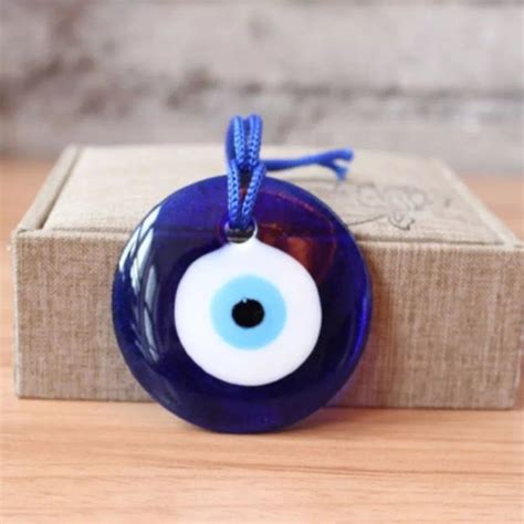 Glass Evil Eye Hanging Charm Car Office Office Decor Lucky Gifts