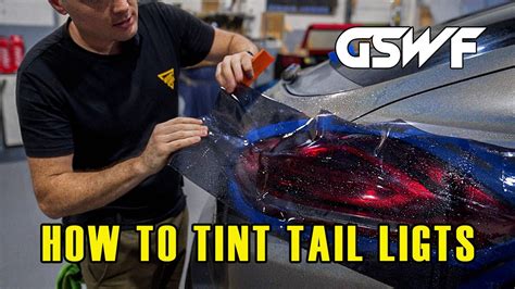 How To Tint Tail Lights Using Ppf Graphics Pro