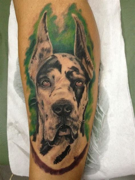 Where it separates you from the crowd around you in a unique and. Gran Danes, tattoo realista. | Gran danés, Perros gran ...