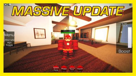 Roblox The Flash Earth Prime Massive Update Gameplay
