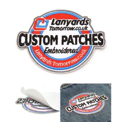 Design Your Own Custom Embroidered Patches Stick On