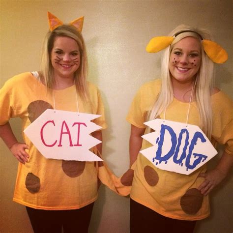 Cat Dog Halloween Costume Halloween Diy Catdog Costume Adults