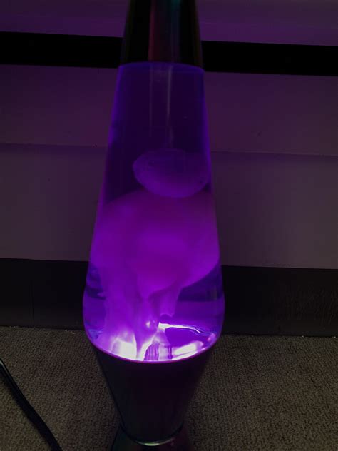 why is my lava lamp being like this it was working perfectly fine and it s been on for about