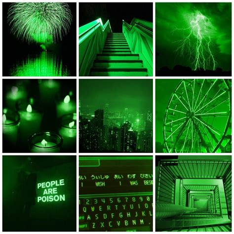 Green Aesthetic Wallpaper Collage Aestheticwallpapers