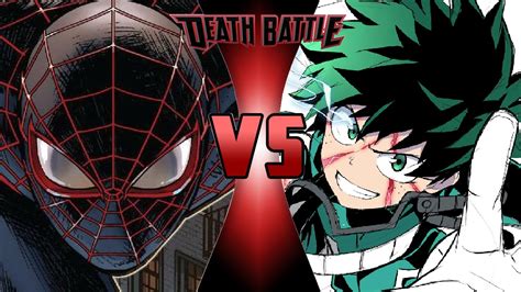 Image What If Death Battle Miles Morales Vs Izuku Midoriya