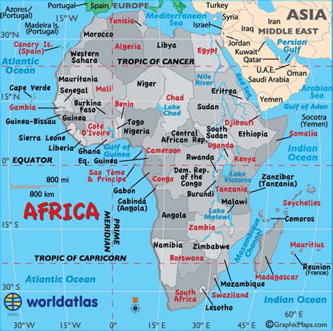 Africa Map Map Of Africa