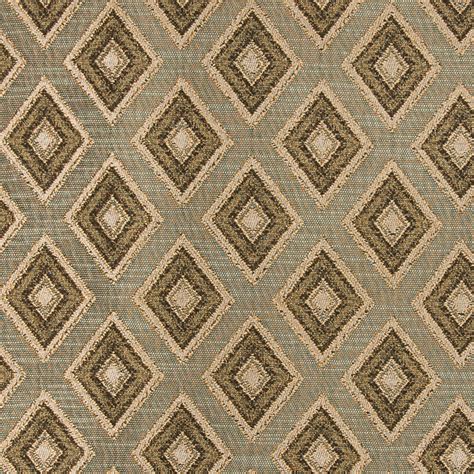 Taupe Brown Geometric Upholstery Fabric