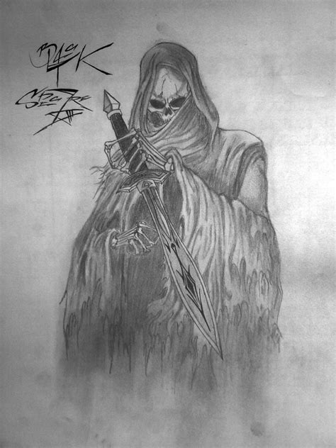 Drawing The Grim Reaper By Black Specter Ourartcorner