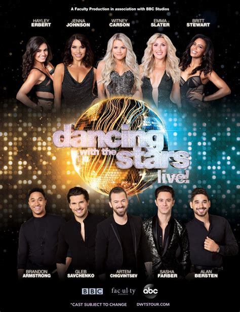 ‘dancing With The Stars Live Winter Tour Meet The Cast