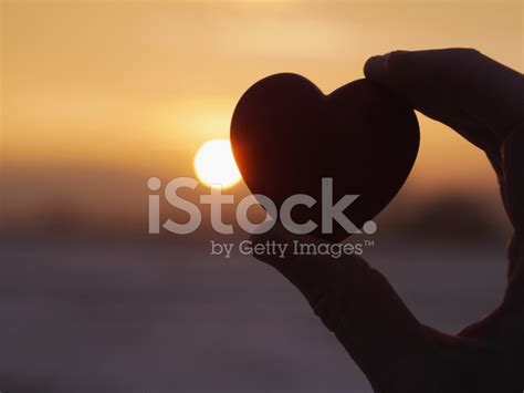 Heart Sunset Love Stock Photo Royalty Free Freeimages