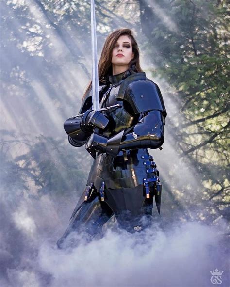 The Black Knight Fantasy Armor Medieval Armor Female