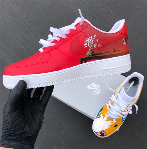 Custom Hand Painted Mac Miller Air Force 1s Limited Number B