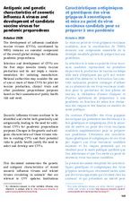 Antigenic and genetic characteristics of zoonotic influenza A viruses