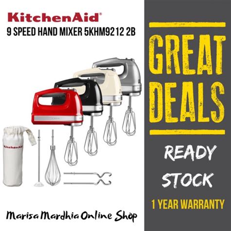 The bowl does not rotate. KitchenAid Hand Mixer 5KHM9212B Turbo Beaters Wire Whisk ...