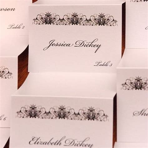 These Simple Yet Elegant Place Cards Were Perfect For Lauren And Chris