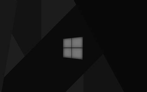 Download Wallpapers 4k Windows 10 Black Background Material Design