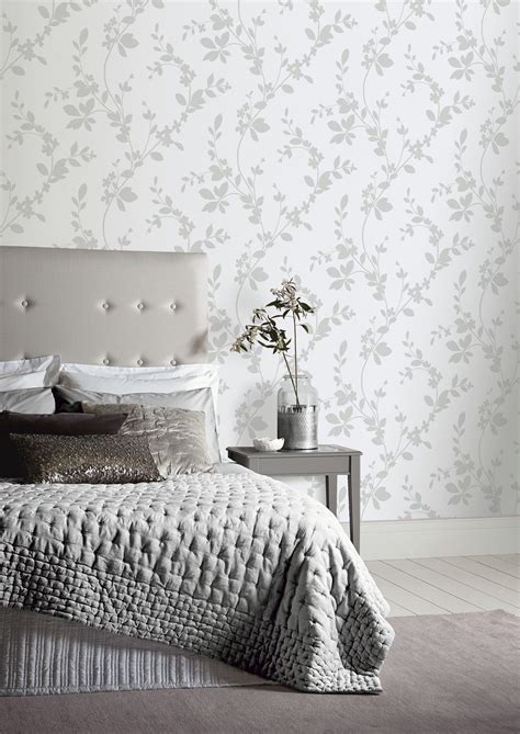 Delicate Florals Wallpaper For Room Wall Wallpaper Design For Bedroom