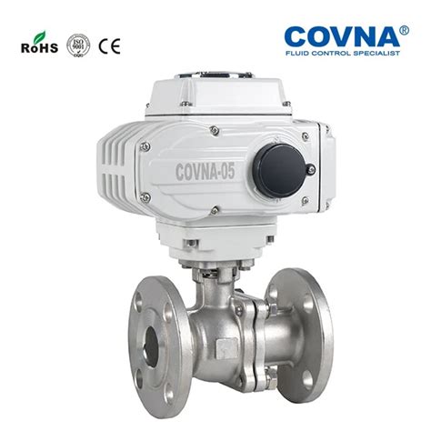 Dn Ansi Flange Electric Ball Valve On Off Type Class