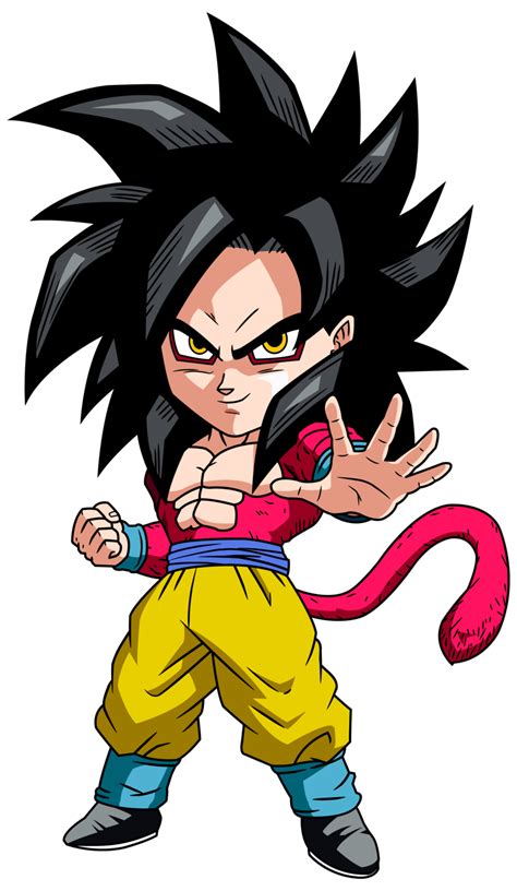 Goku Ssj4 Chibi By Maffo1989 On Deviantart Chibi Dragon Anime Dragon