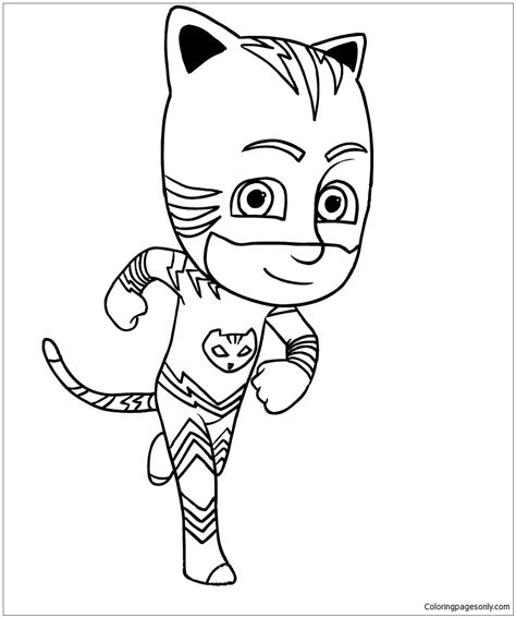 Catboy Coloring Pages Coloring Home