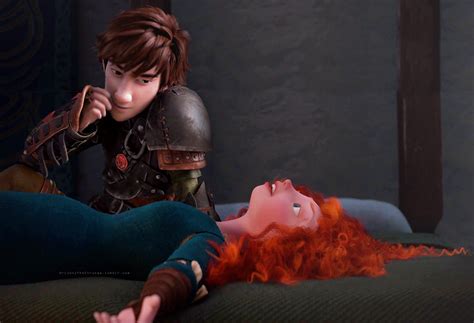 rise of the brave tangled dragons the big four merida and hiccup merida