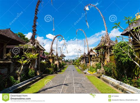 Penglipuran Traditional Village In Bali Indonesia Editorial Photo
