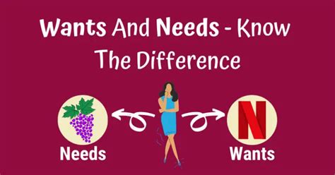 Needs Vs Wants How To Tell The Difference Tsm