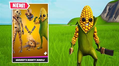 New Harvest Bounty Bundle Gameplay In Fortnite Reactive Cobb Skin
