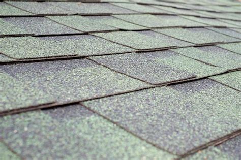 Close Up View On Asphalt Roofing Shingles Stock Image ...