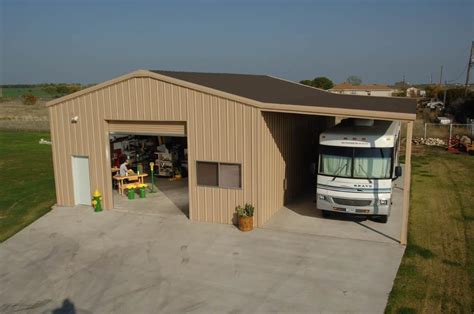 Terrain and circumstance will dictate the final structure. RV Shelter - RV Shelter - Mueller, Inc | Metal garage buildings, Metal building homes, Metal ...