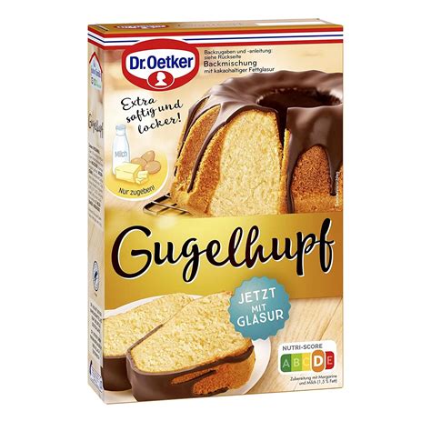 Dr Oetker Gugelhupf Kuchenmischung 8er Pack 8 X 460 G Packung Cake Mixes