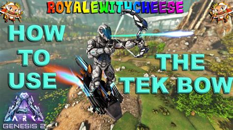 How To Use The Tek Bow Ark Survival Evolved Genesis 2 Dlc Youtube