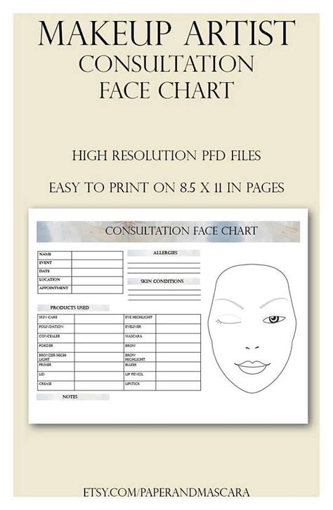 Free Makeup Consultation Form Template